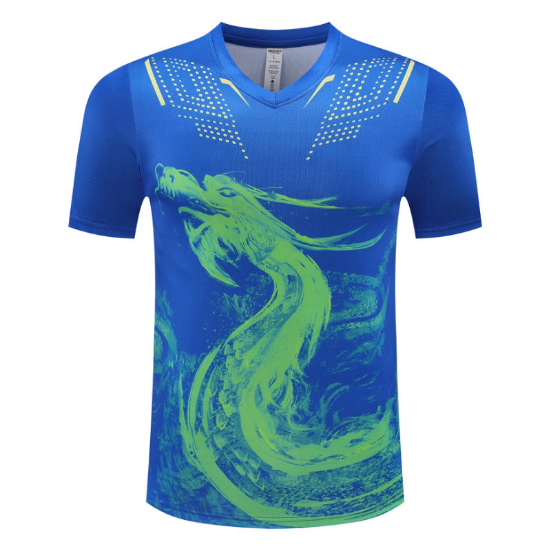 Badminton Wallpaper - Dragon Men's Table Tennis T-Shirt Neư