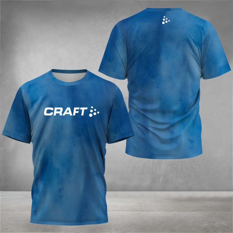 Badminton Wallpaper - Fashion Tie-Dye Printed Crew Neck T-Shirt