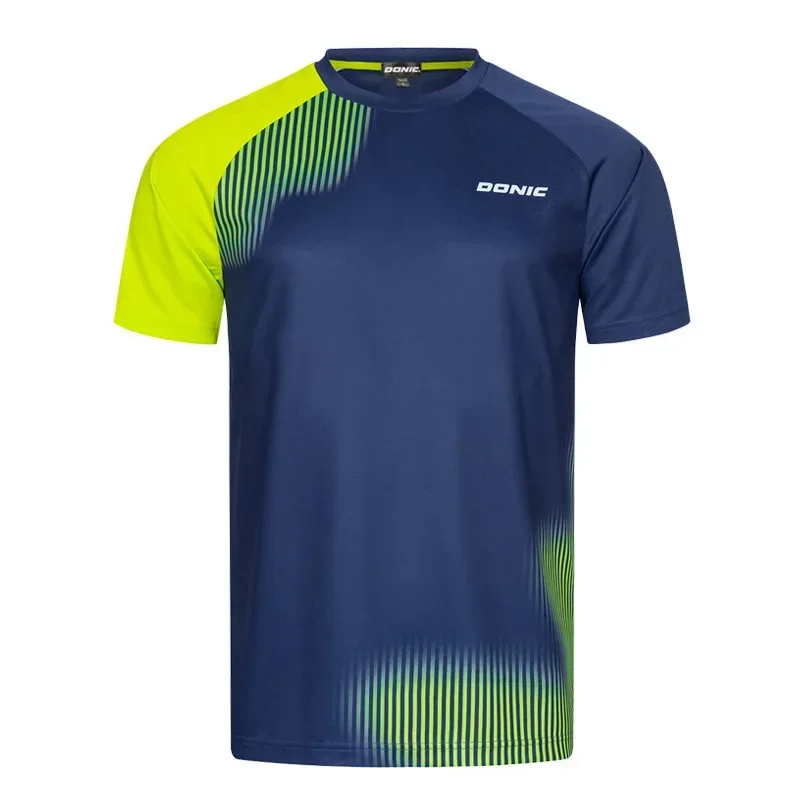Badminton Wallpaper - Men Table Tennis T-Shirt Undercurrent Pattern