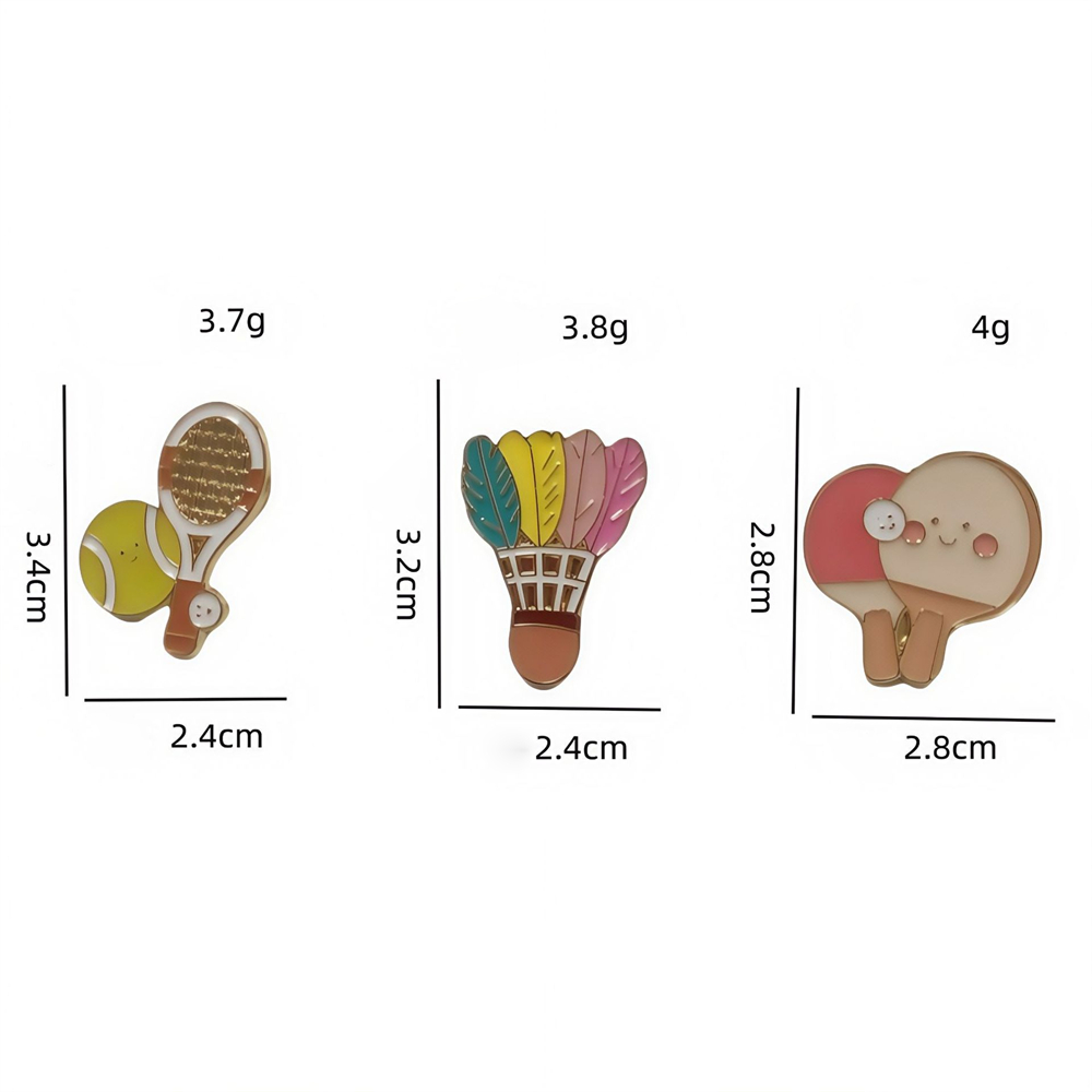 Zinc Alloy Brooches Stylish Ba - مراجعة Badminton Vector وسعره
