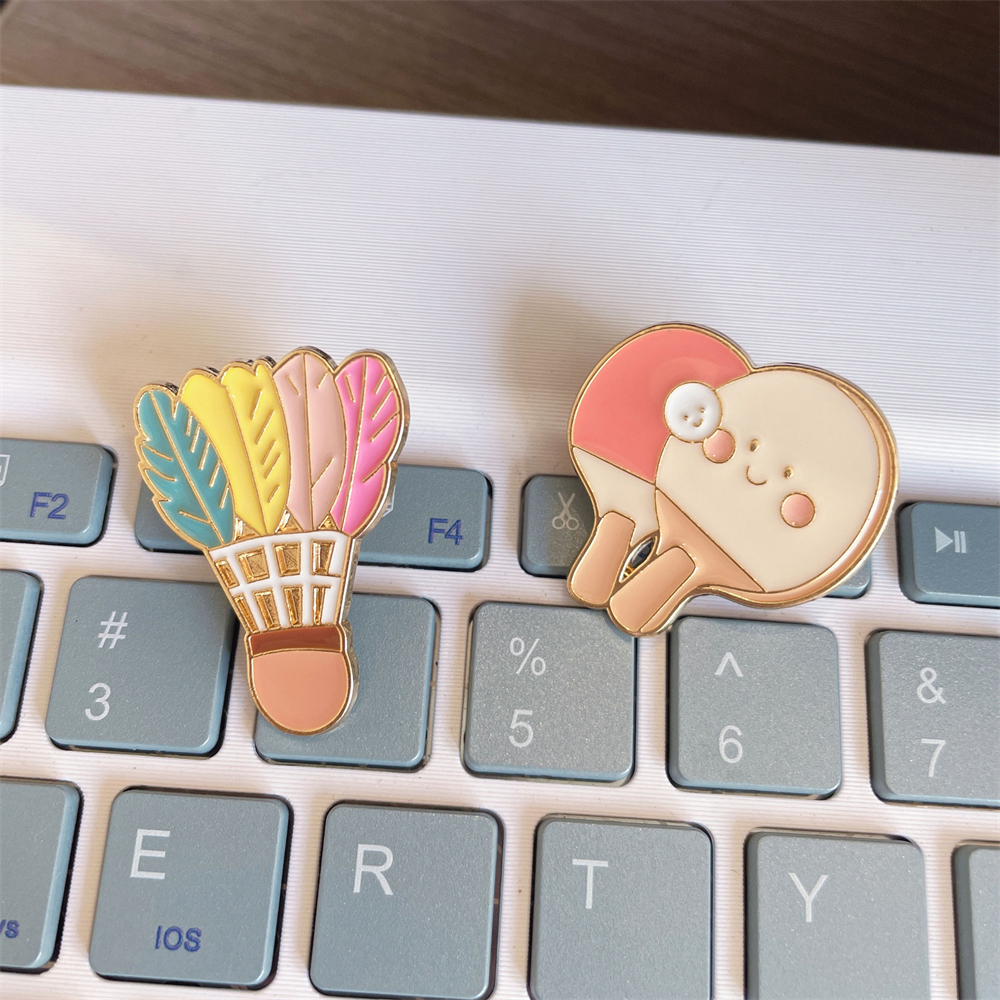 Zinc Alloy Brooches Stylish Ba - مراجعة Badminton Vector وسعره