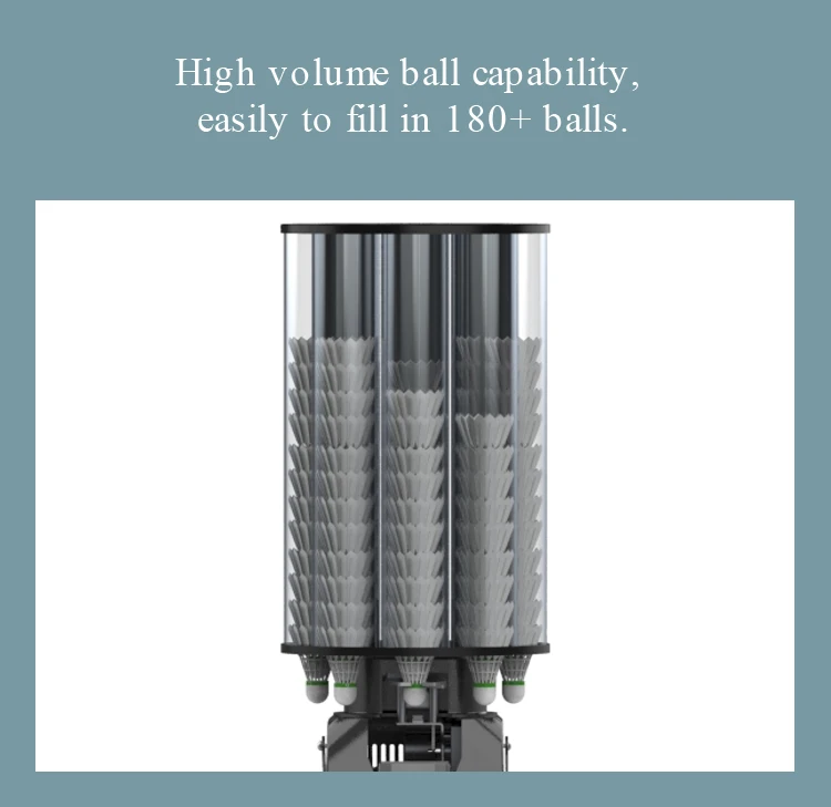 Hot Sales Auto Shuttlecock Fee - مراجعة Feeder Machine Badminton وسعره