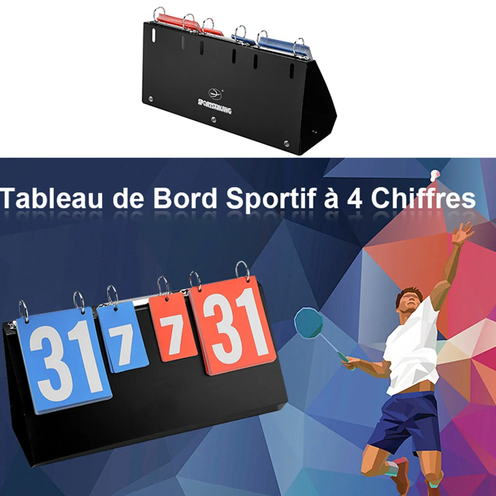 4 Digit Sports Competition Sco - مراجعة Badminton Score وسعره