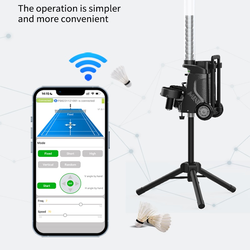 Intelligent Badminton Feeder S - مراجعة Feeder Machine Badminton وسعره