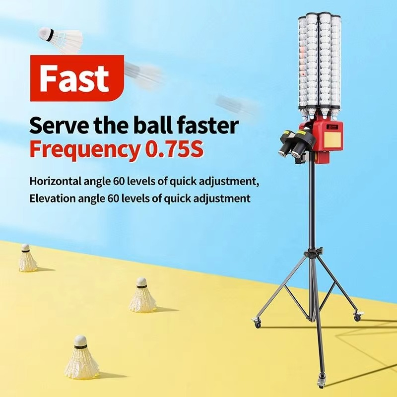 Portable Automatic Badminton S - مراجعة Feeder Machine Badminton وسعره
