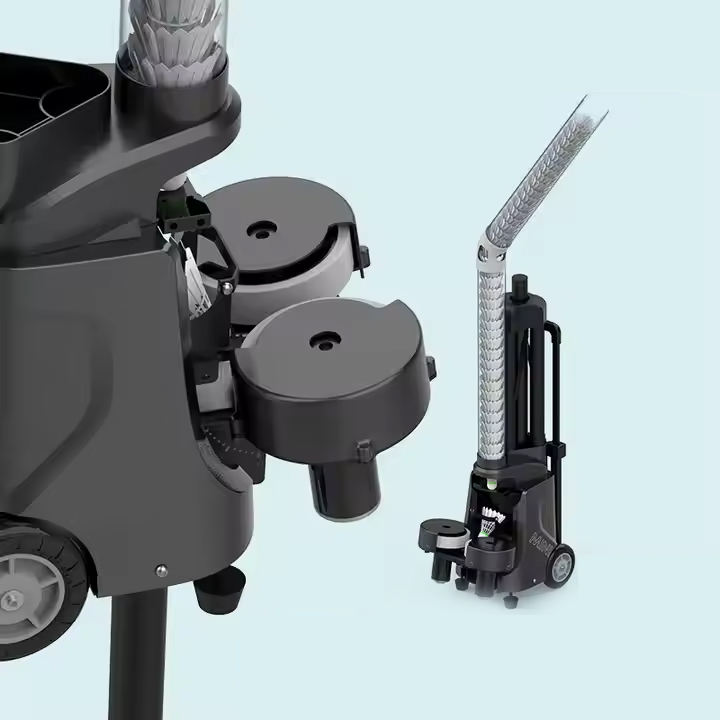 Portable Badminton Serving Mac - مراجعة Feeder Machine Badminton وسعره
