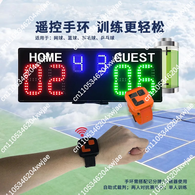 LED Electronic Scoreboard Port - مراجعة Badminton Score وسعره