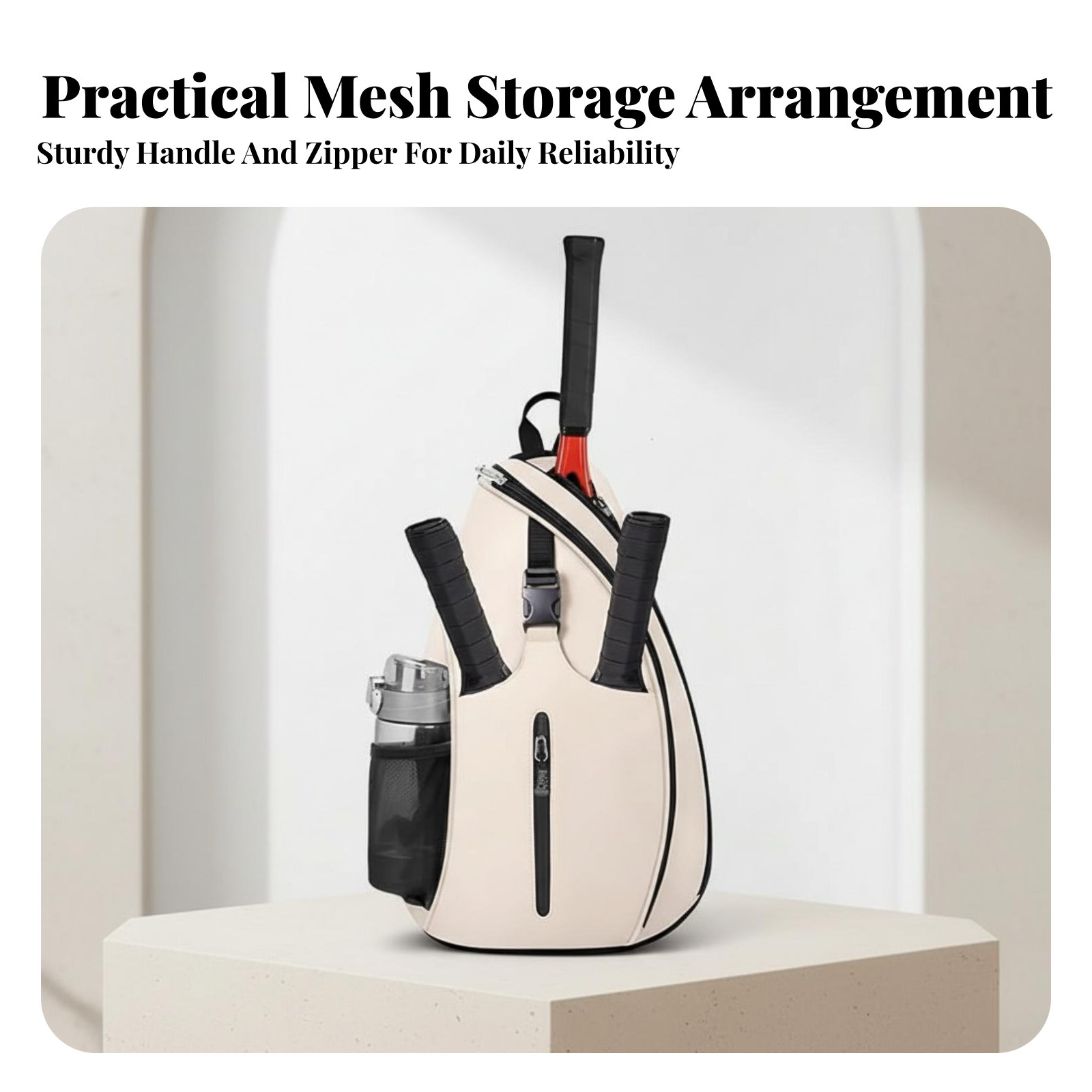 Pickleball Backpack Sturdy Bad - مراجعة Badminton Equipment وسعره