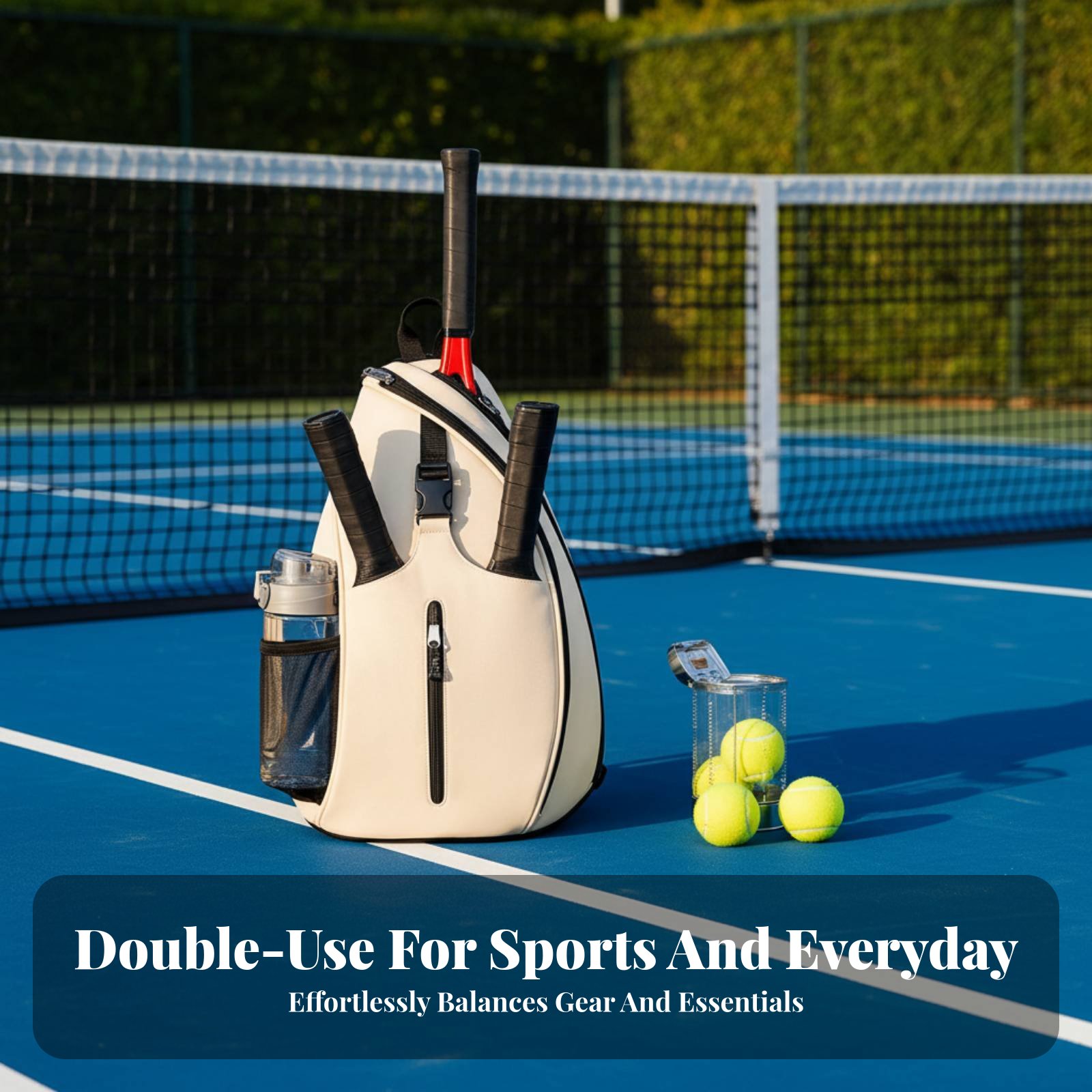 Pickleball Backpack Sturdy Bad - مراجعة Badminton Equipment وسعره