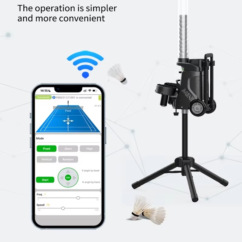 New Arrival Portable Mini Badm - مراجعة Feeder Machine Badminton وسعره
