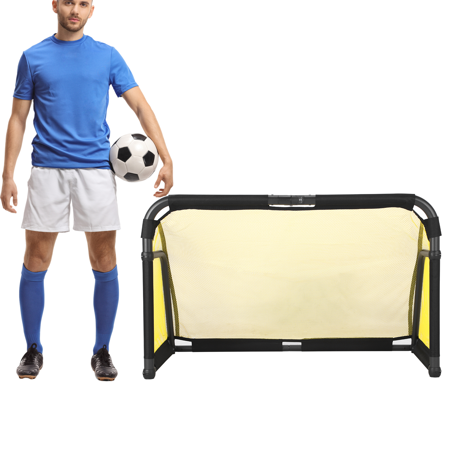 Portable Football Rebounder Ne - مراجعة Training Net Mini وسعره
