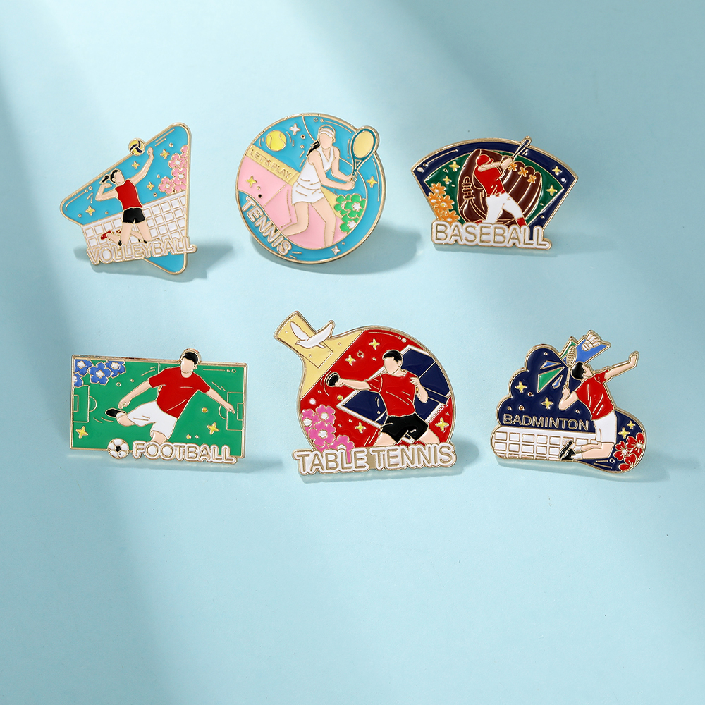 Statement Sports Theme Enamel  - مراجعة Badminton Vector وسعره
