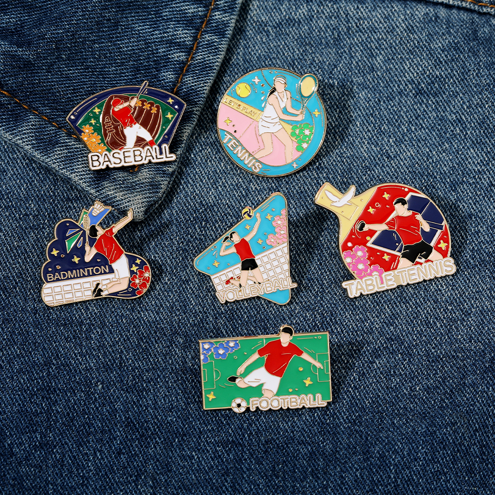 Statement Sports Theme Enamel  - مراجعة Badminton Vector وسعره