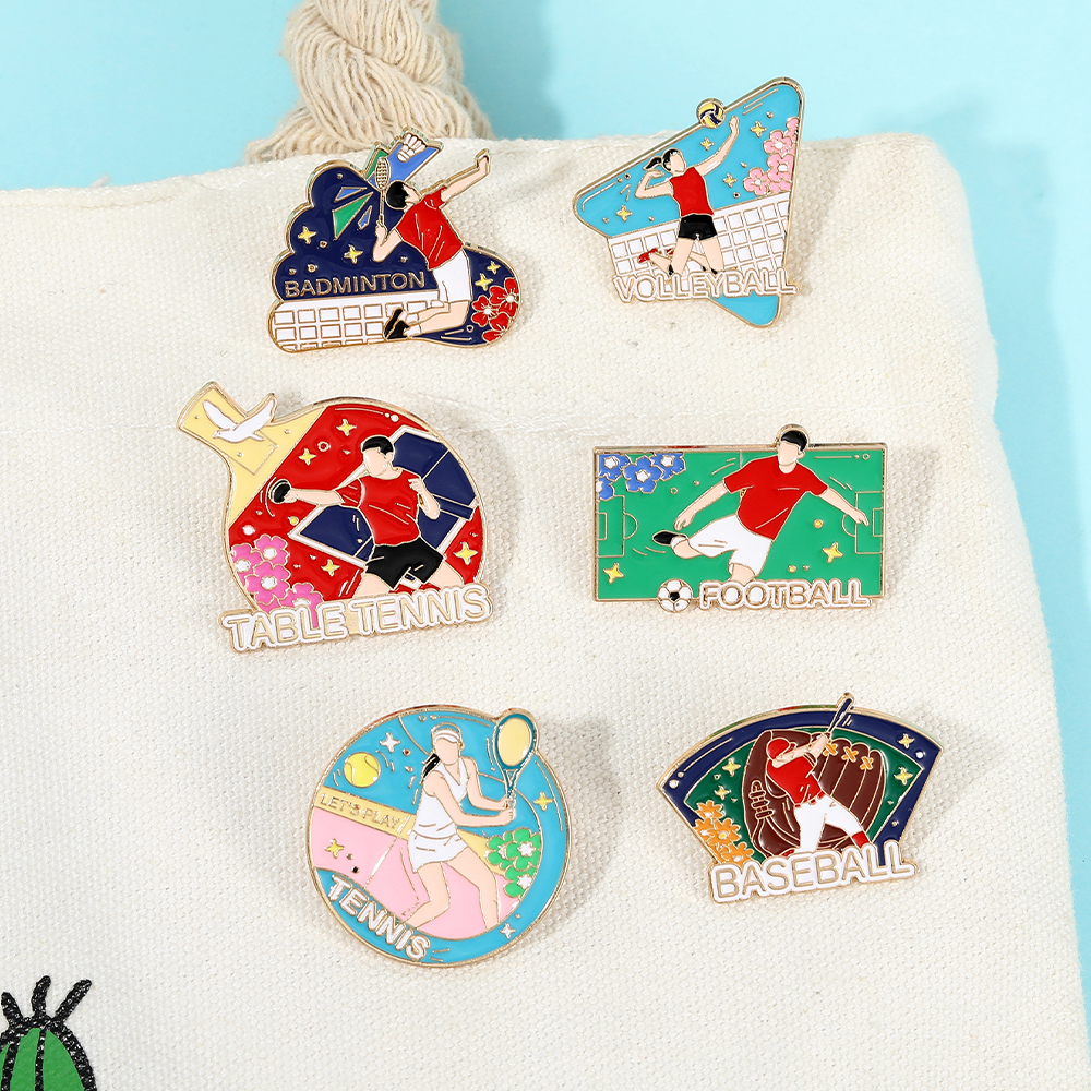 Statement Sports Theme Enamel  - مراجعة Badminton Vector وسعره