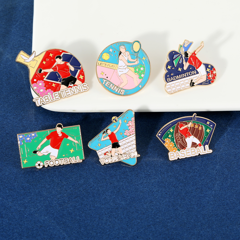 Statement Sports Theme Enamel  - مراجعة Badminton Vector وسعره