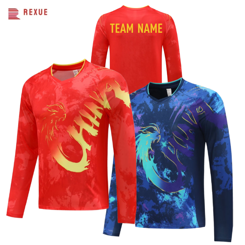 China Dragon Long Sleeve Table - مراجعة Badminton Wallpaper وسعره