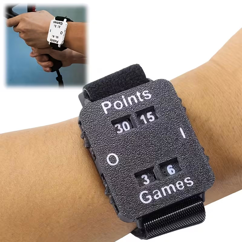 Wrist Score Counter Portable W - مراجعة Badminton Score وسعره