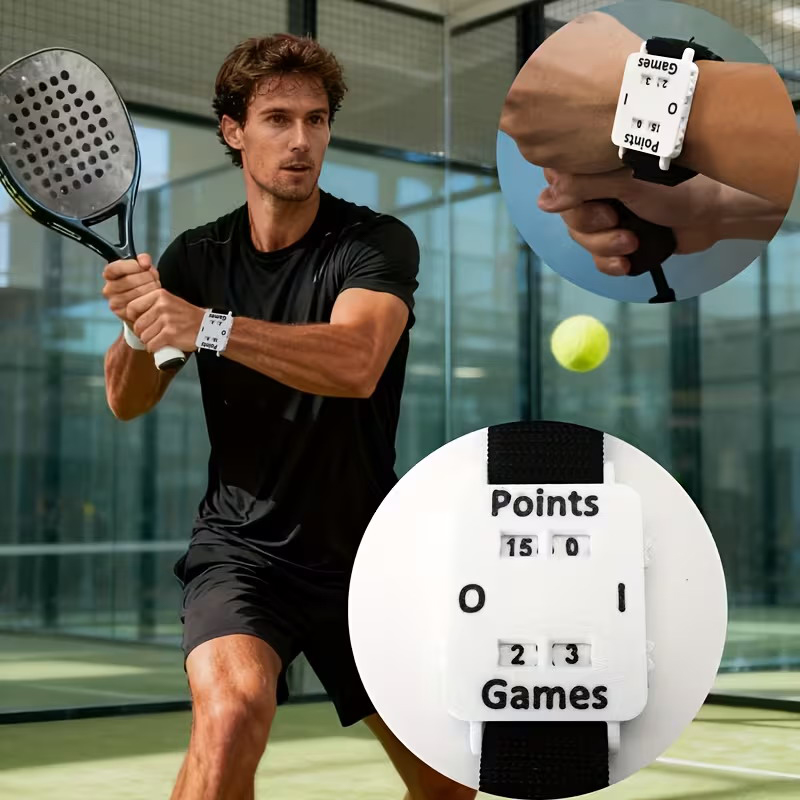 Wrist Score Counter Portable W - مراجعة Badminton Score وسعره
