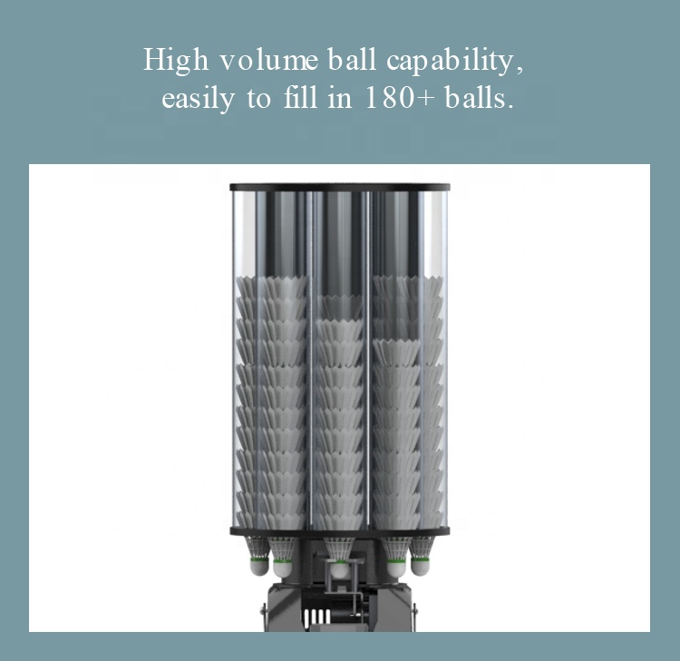 Automatic badminton machine tr - مراجعة Feeder Machine Badminton وسعره