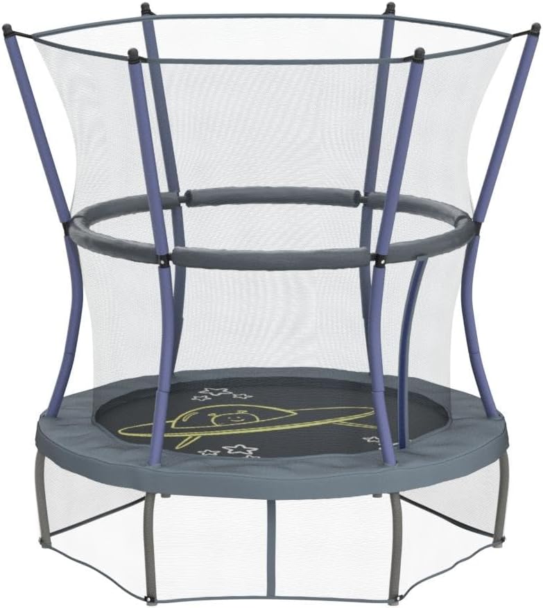 60 inch Mini Trampoline with E - مراجعة Training Net Mini وسعره