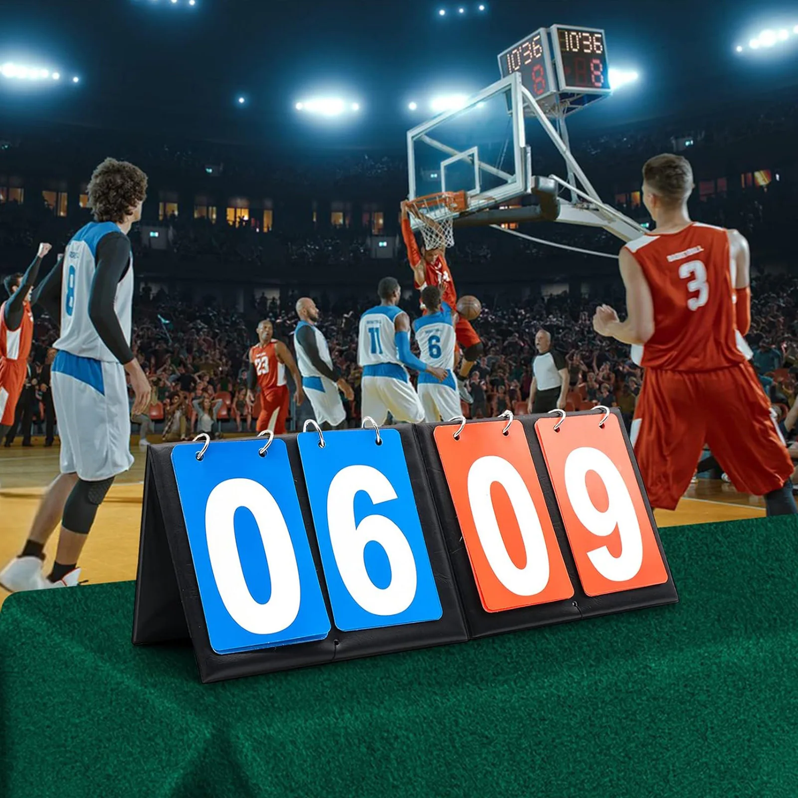2 Pcs Scoreboard Flipper - 2 D - مراجعة Badminton Score وسعره
